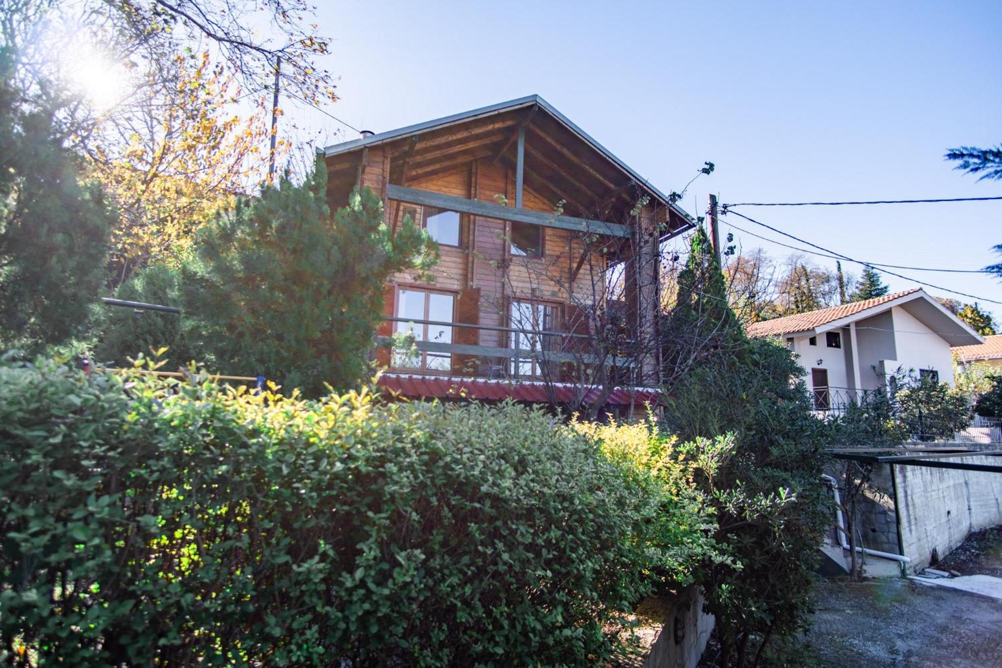 Zeus-Village Οικισμός Φινλανδικών Chalet Με Πισίνες & Γυμναστήριο Molos  외부 사진