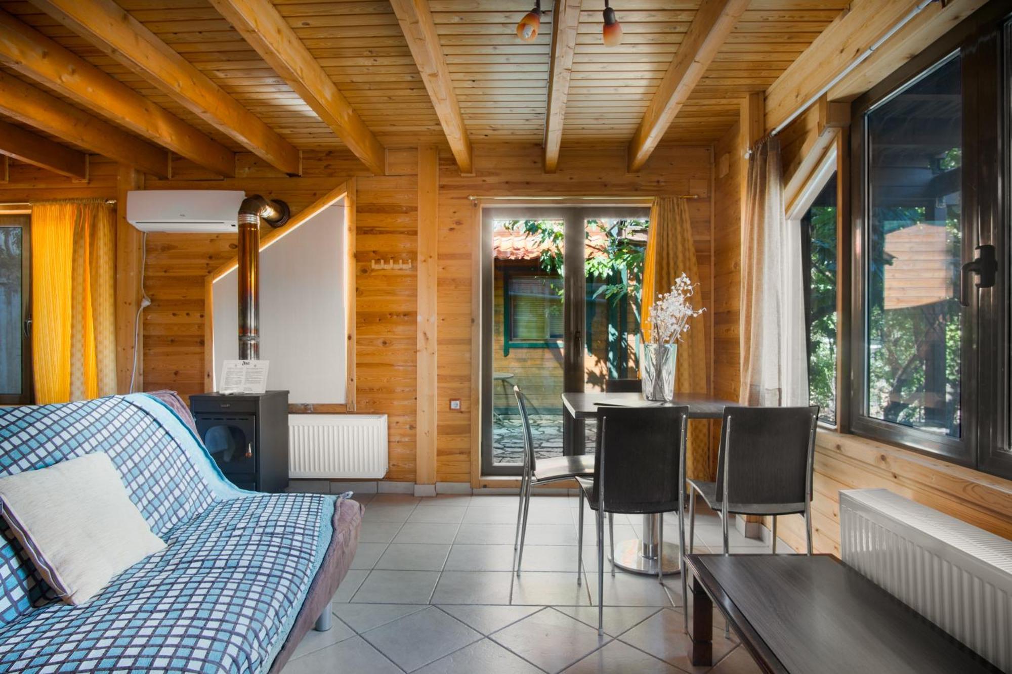 Zeus-Village Οικισμός Φινλανδικών Chalet Με Πισίνες & Γυμναστήριο Molos  외부 사진