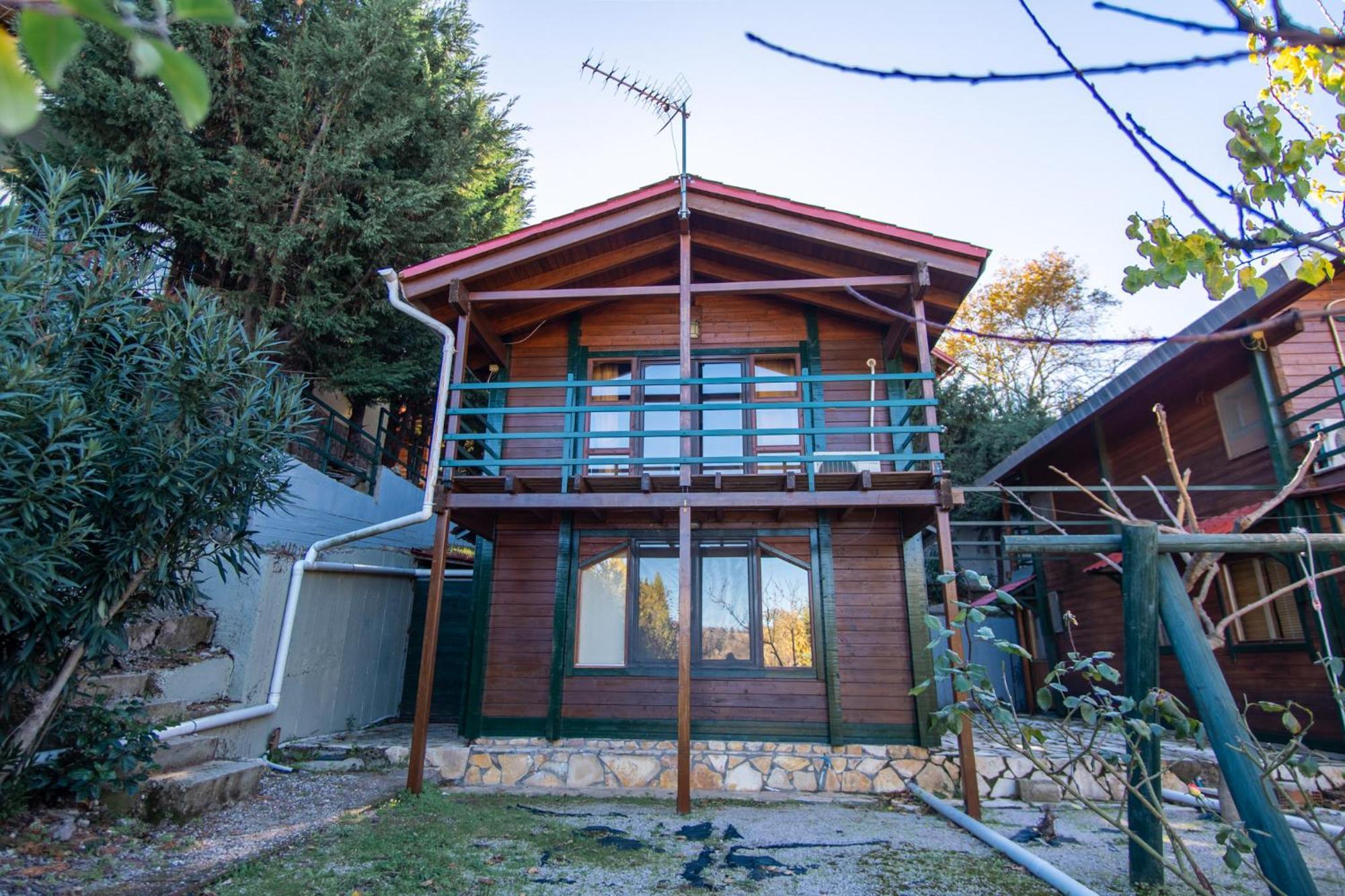 Zeus-Village Οικισμός Φινλανδικών Chalet Με Πισίνες & Γυμναστήριο Molos  외부 사진