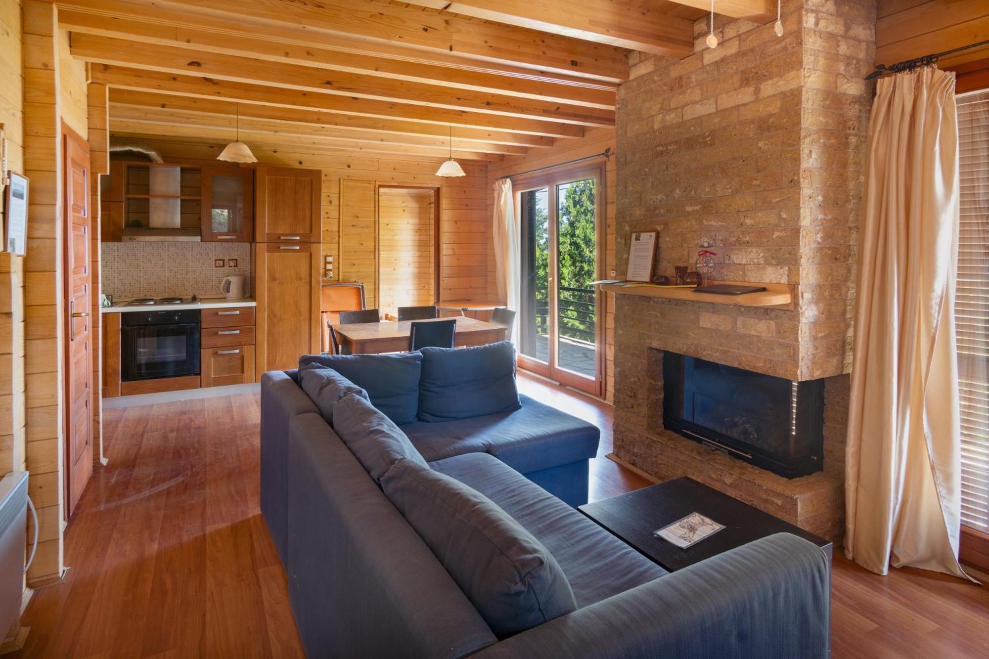 Zeus-Village Οικισμός Φινλανδικών Chalet Με Πισίνες & Γυμναστήριο Molos  외부 사진