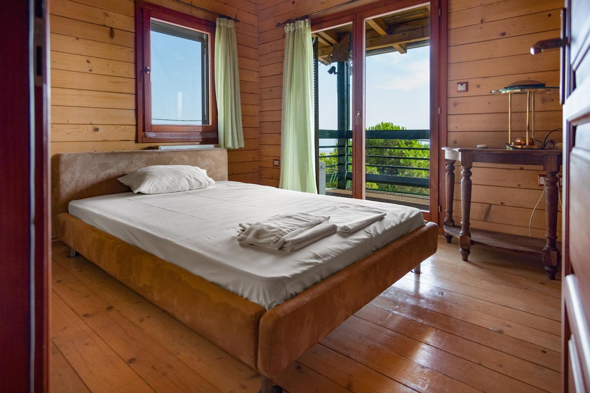 Zeus-Village Οικισμός Φινλανδικών Chalet Με Πισίνες & Γυμναστήριο Molos  외부 사진